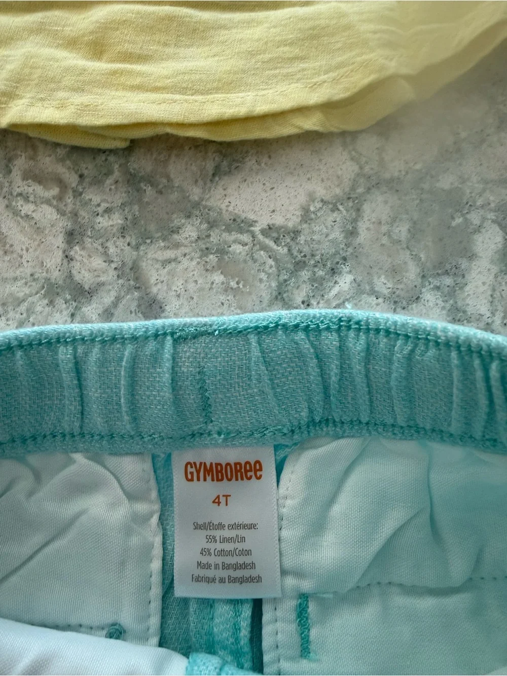 NWT Gymboree Boys Linen Blend Shirt & Shorts Set Size 4T